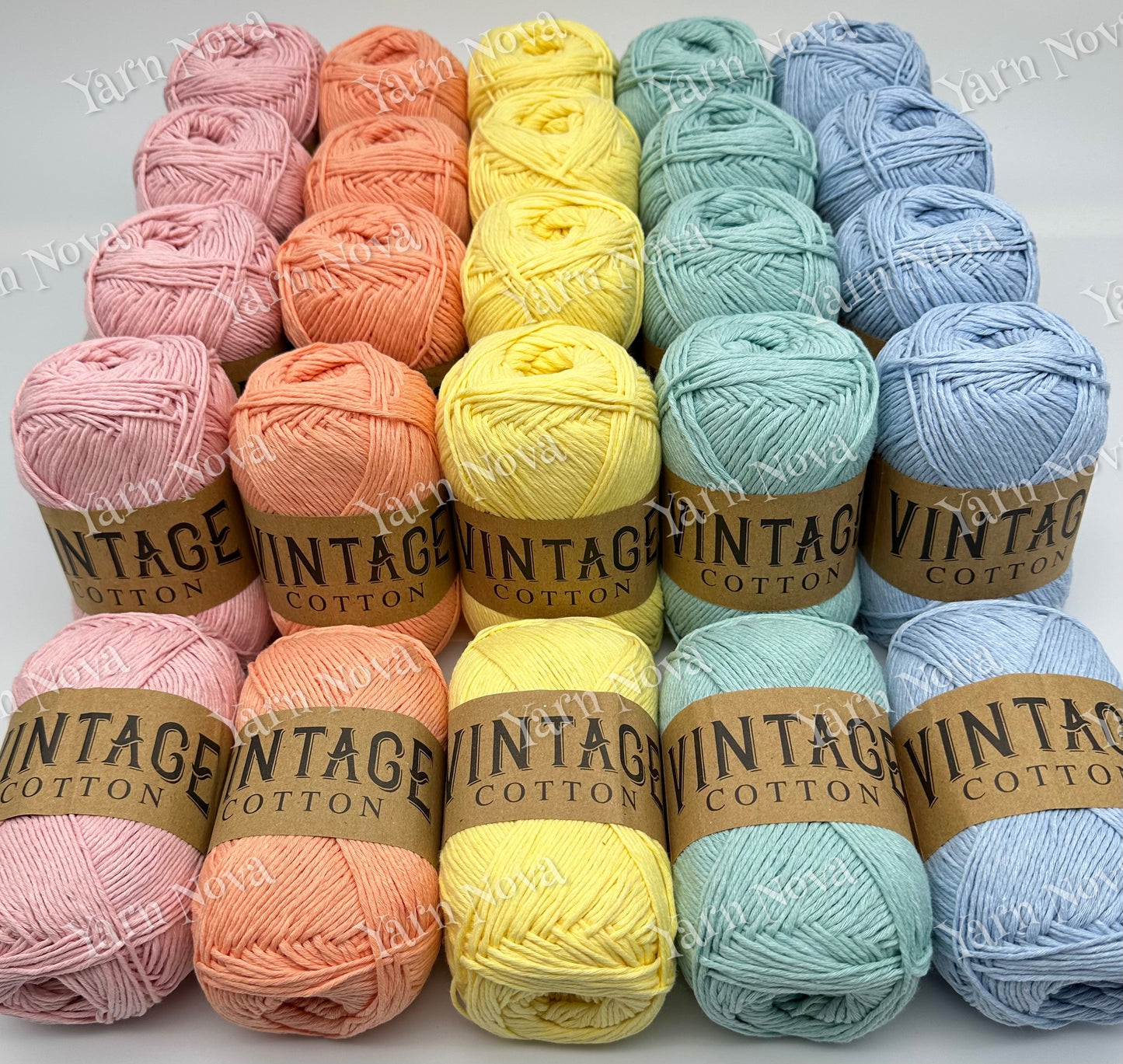 Vintage Cotton Yarn Colourways Bundle 10