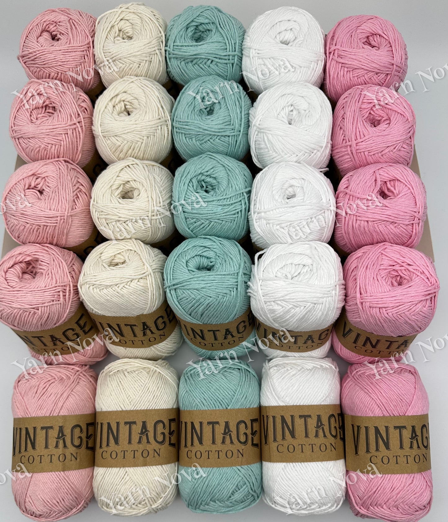 Vintage Cotton Yarn Colourways Bundle 03