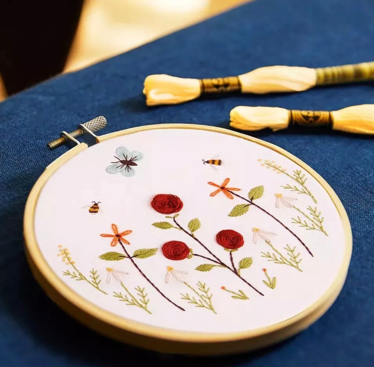 DMC Embroidery Kit - Butterfly Garden -Intermediate Kit