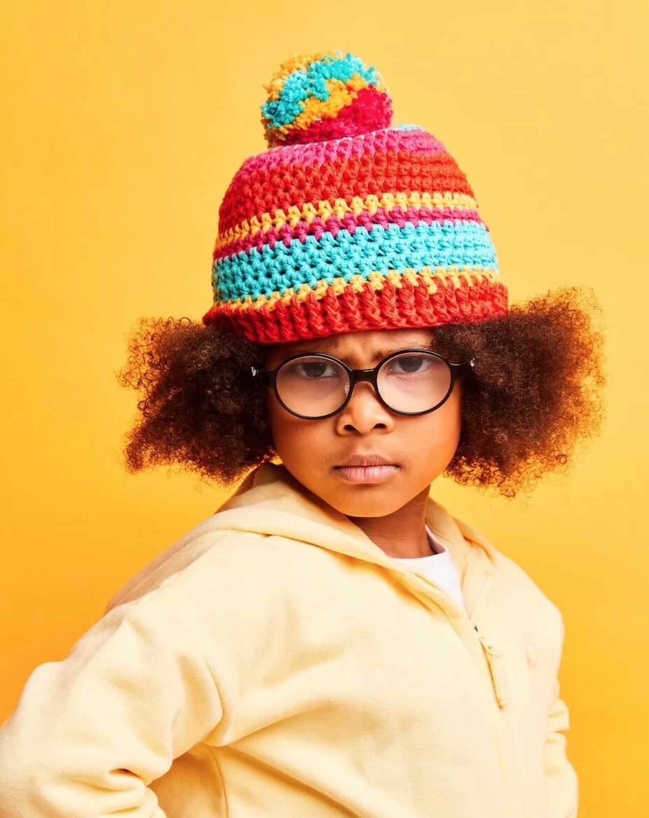 Sirdar Kith & Kin Crochet Kit - Bobble Hat