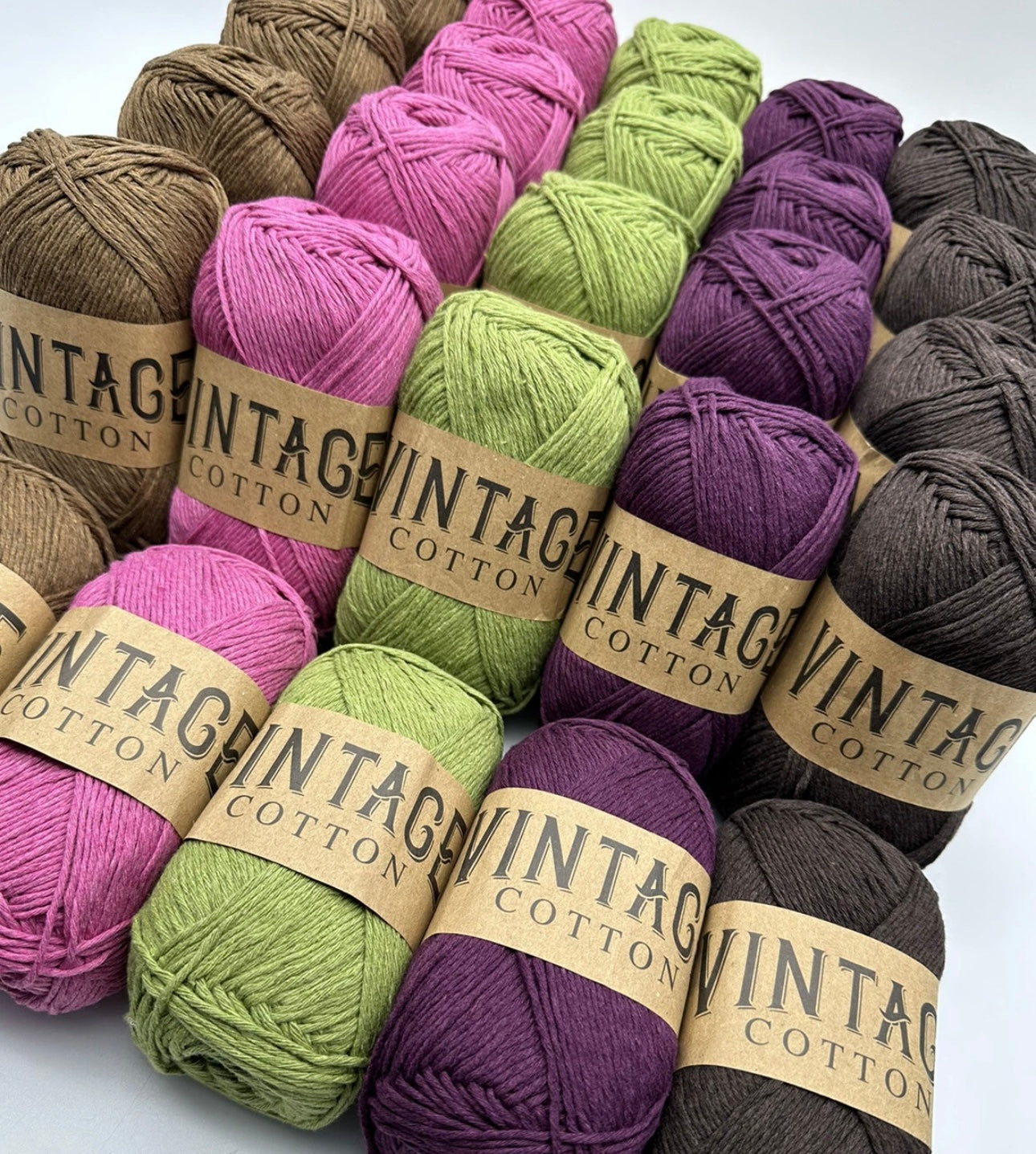 Vintage Cotton Yarn Colourways Bundle 16