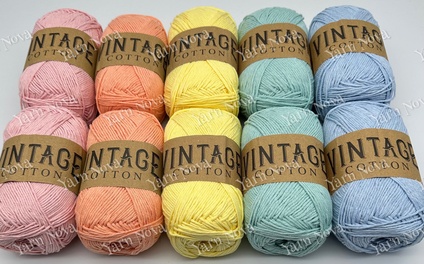 Vintage Cotton Yarn Colourways Bundle 10