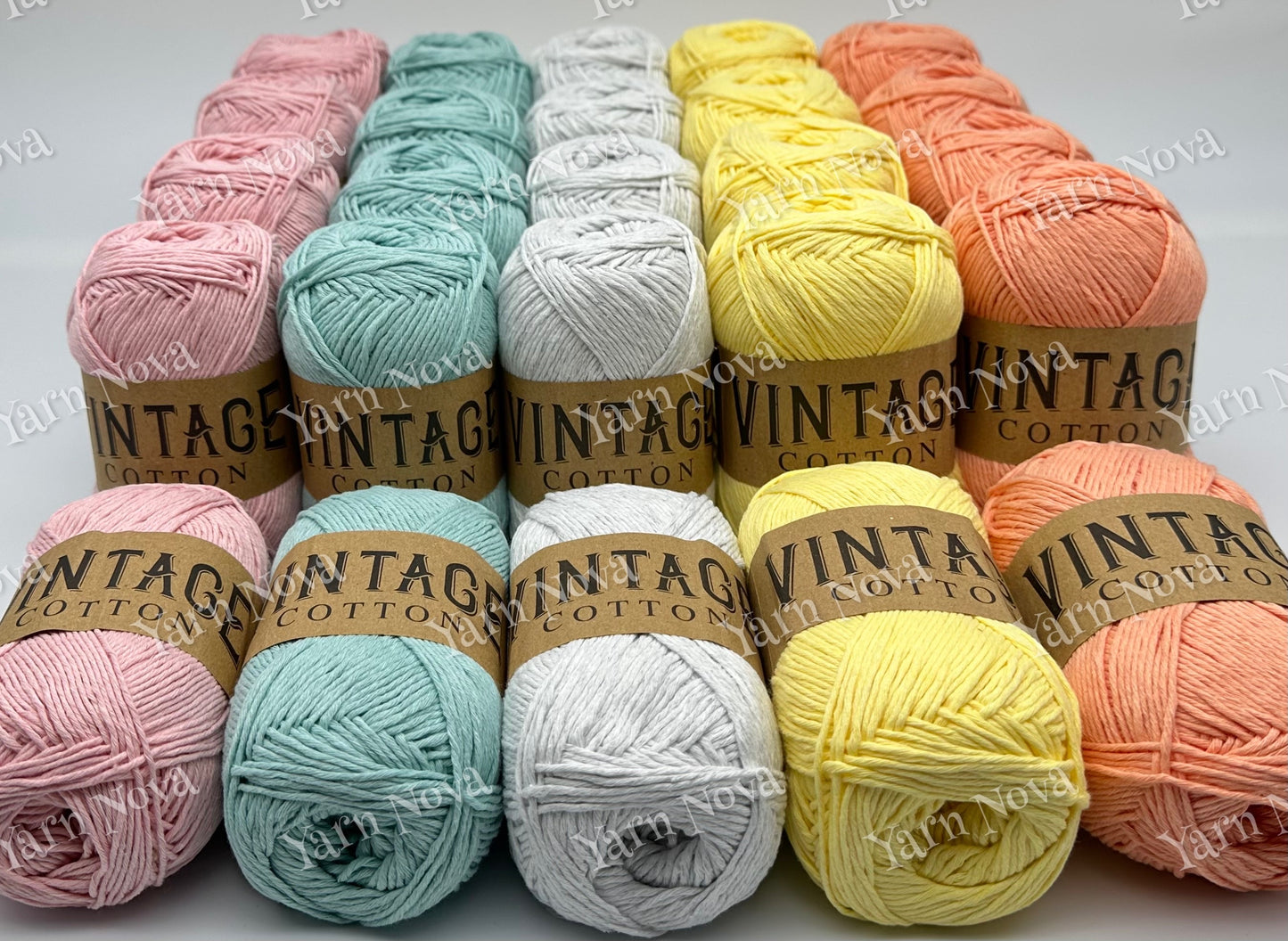 Vintage Cotton Yarn Colourways Bundle 02