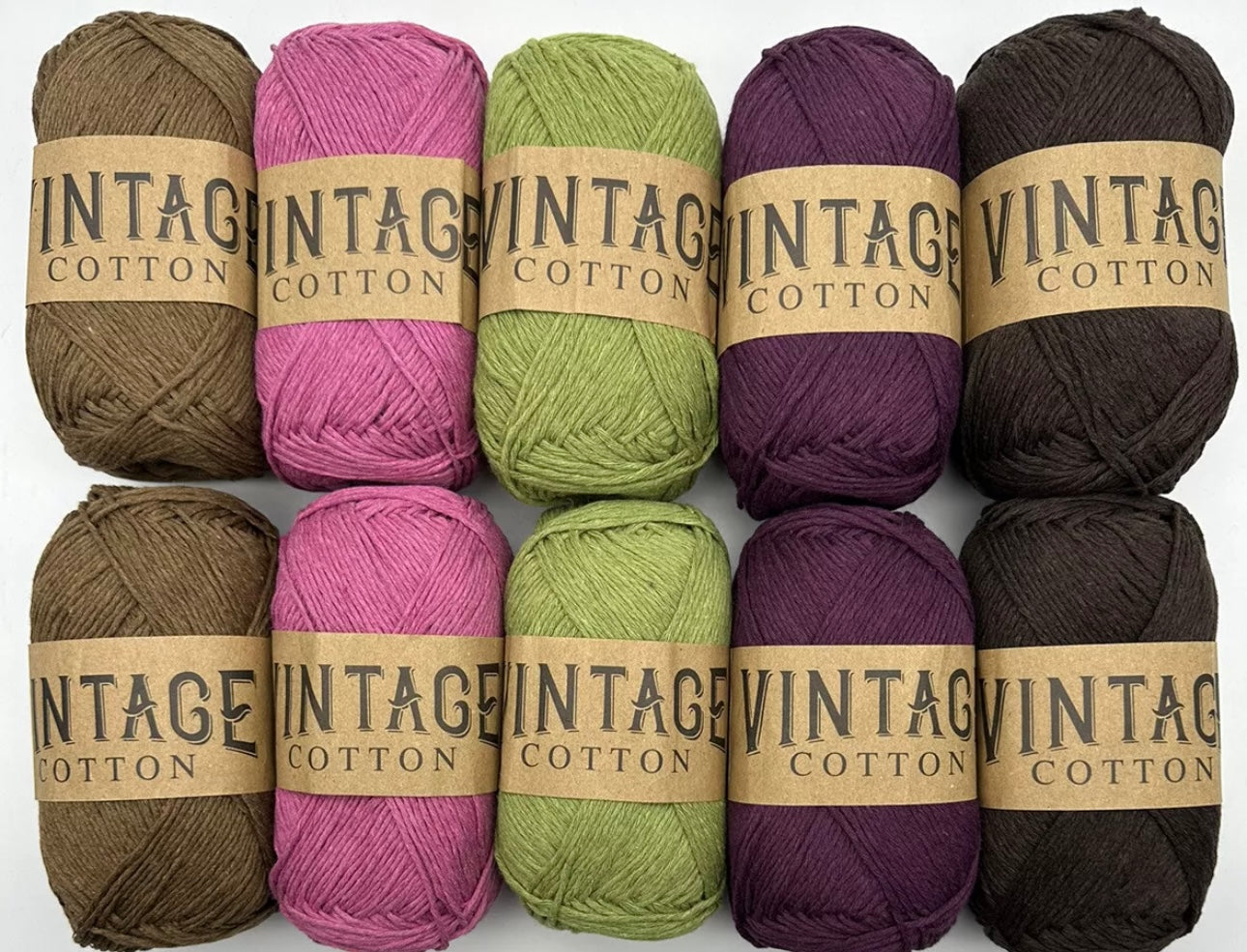 Vintage Cotton Yarn Colourways Bundle 16