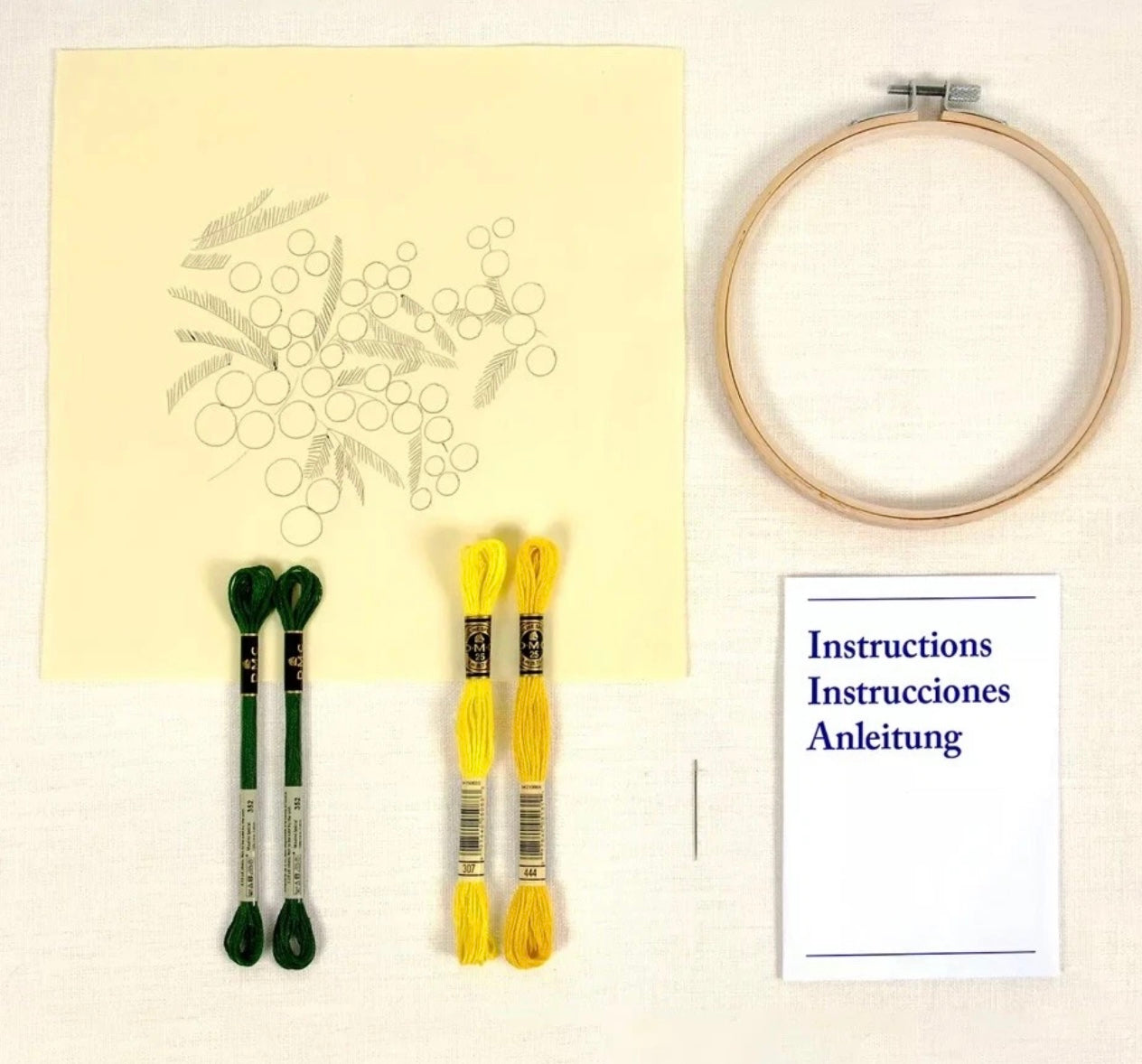 DMC Embroidery Kit - Mimosa - Easy Beginner Kit TB199