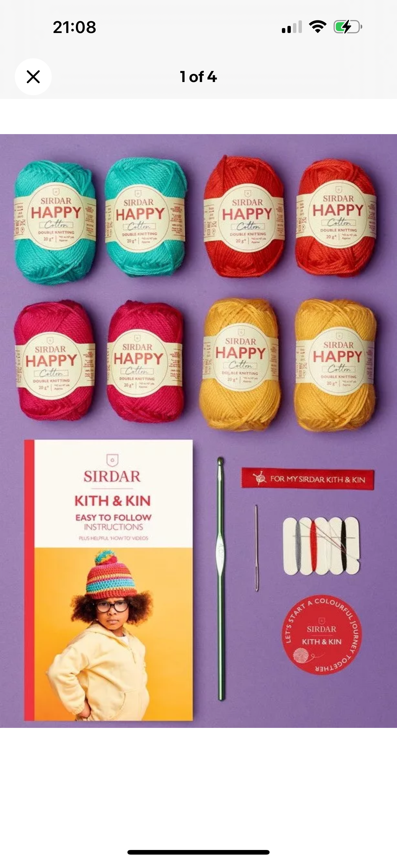 Sirdar Kith & Kin Crochet Kit - Bobble Hat