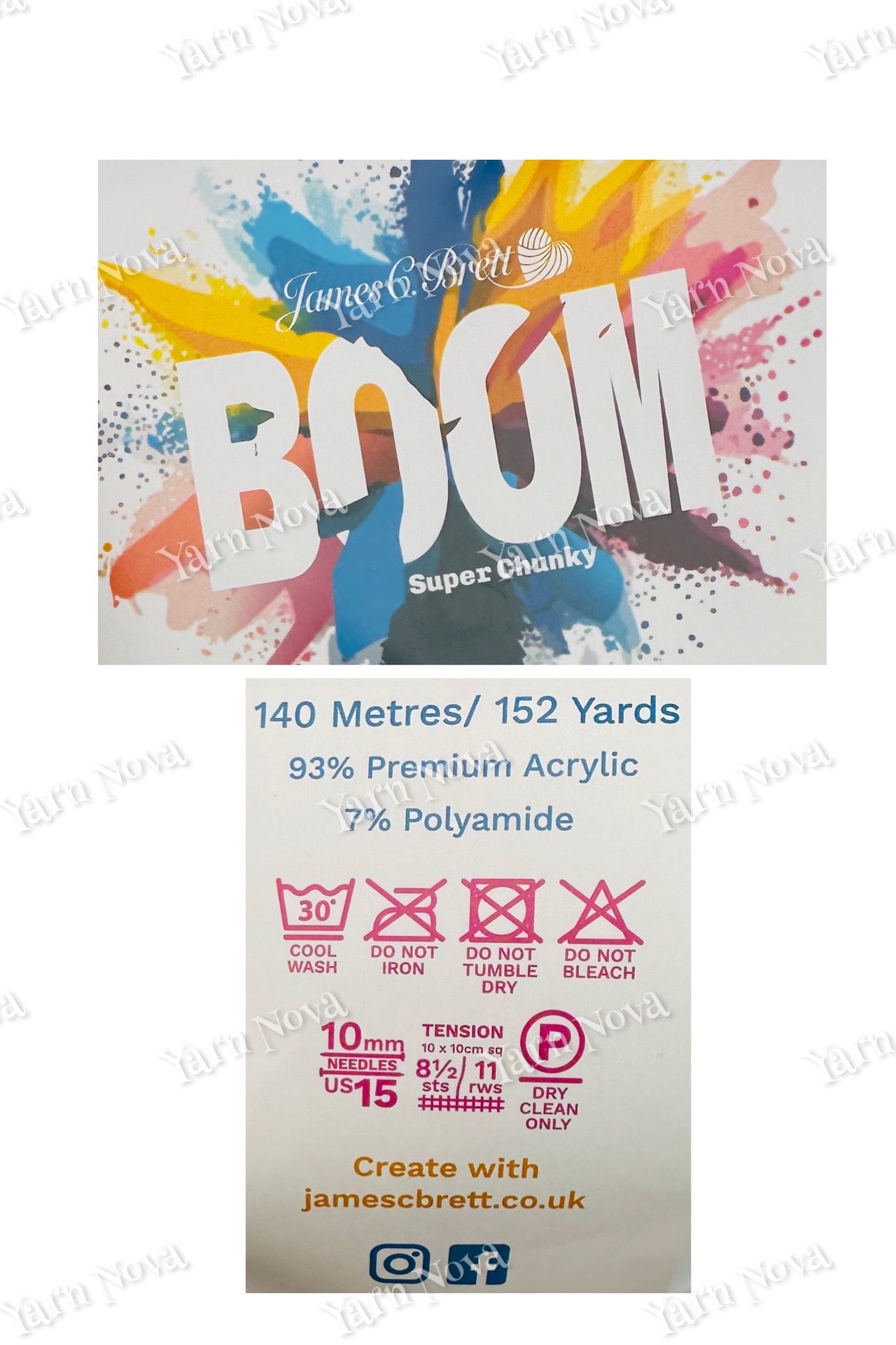 James C Brett Boom Super Chunky Yarn