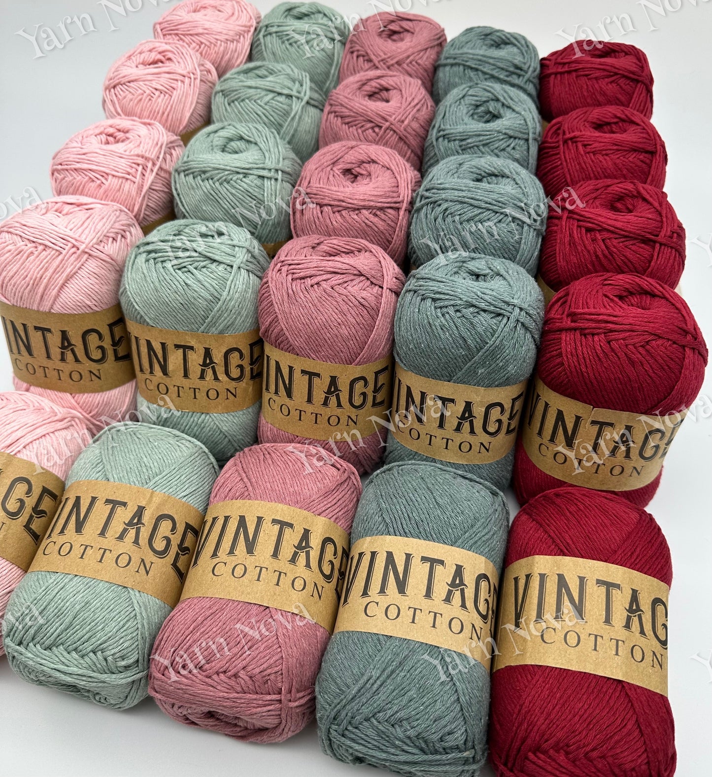 Vintage Cotton Yarn Colourways Bundle 08