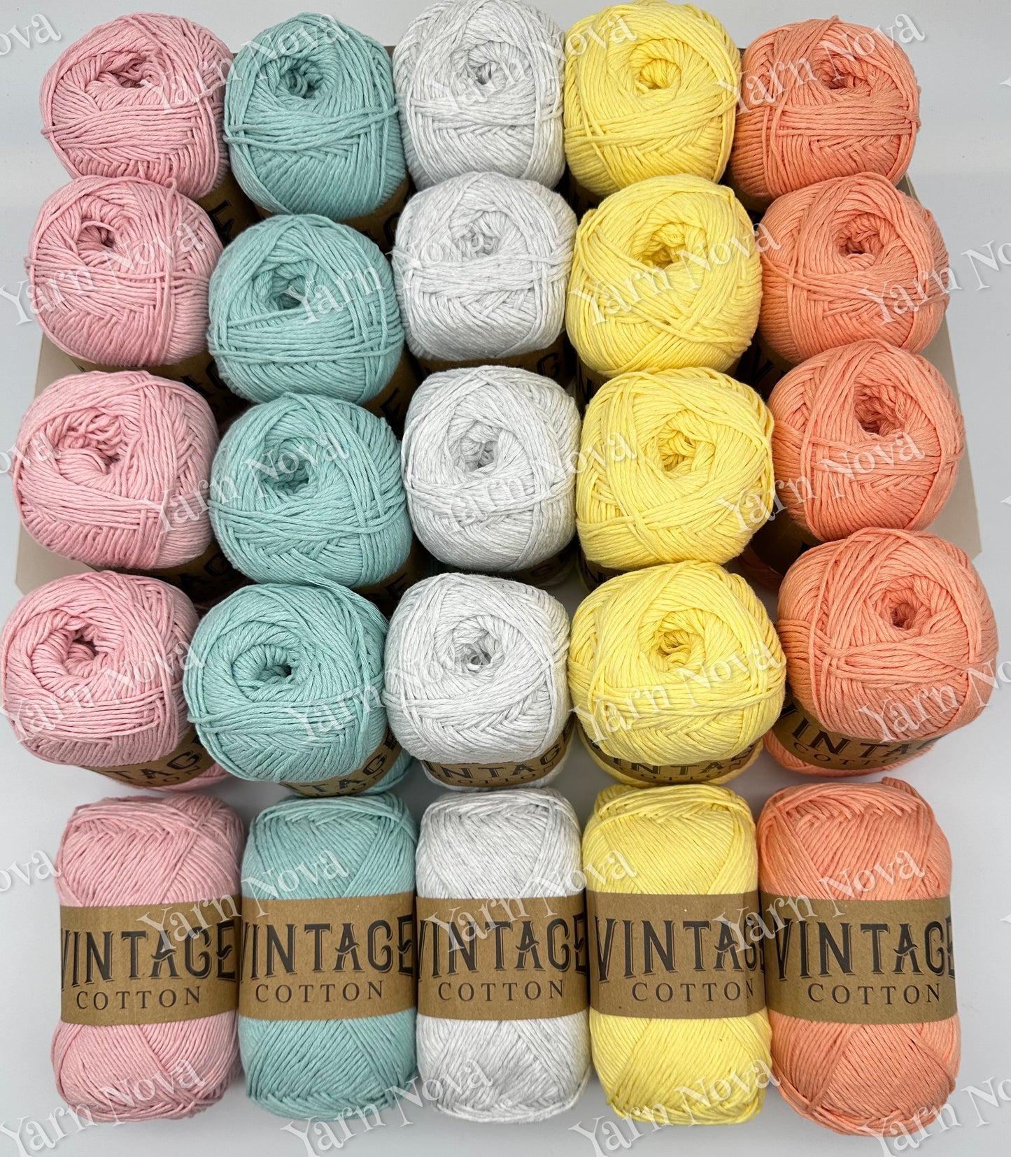 Vintage Cotton Yarn Colourways Bundle 02