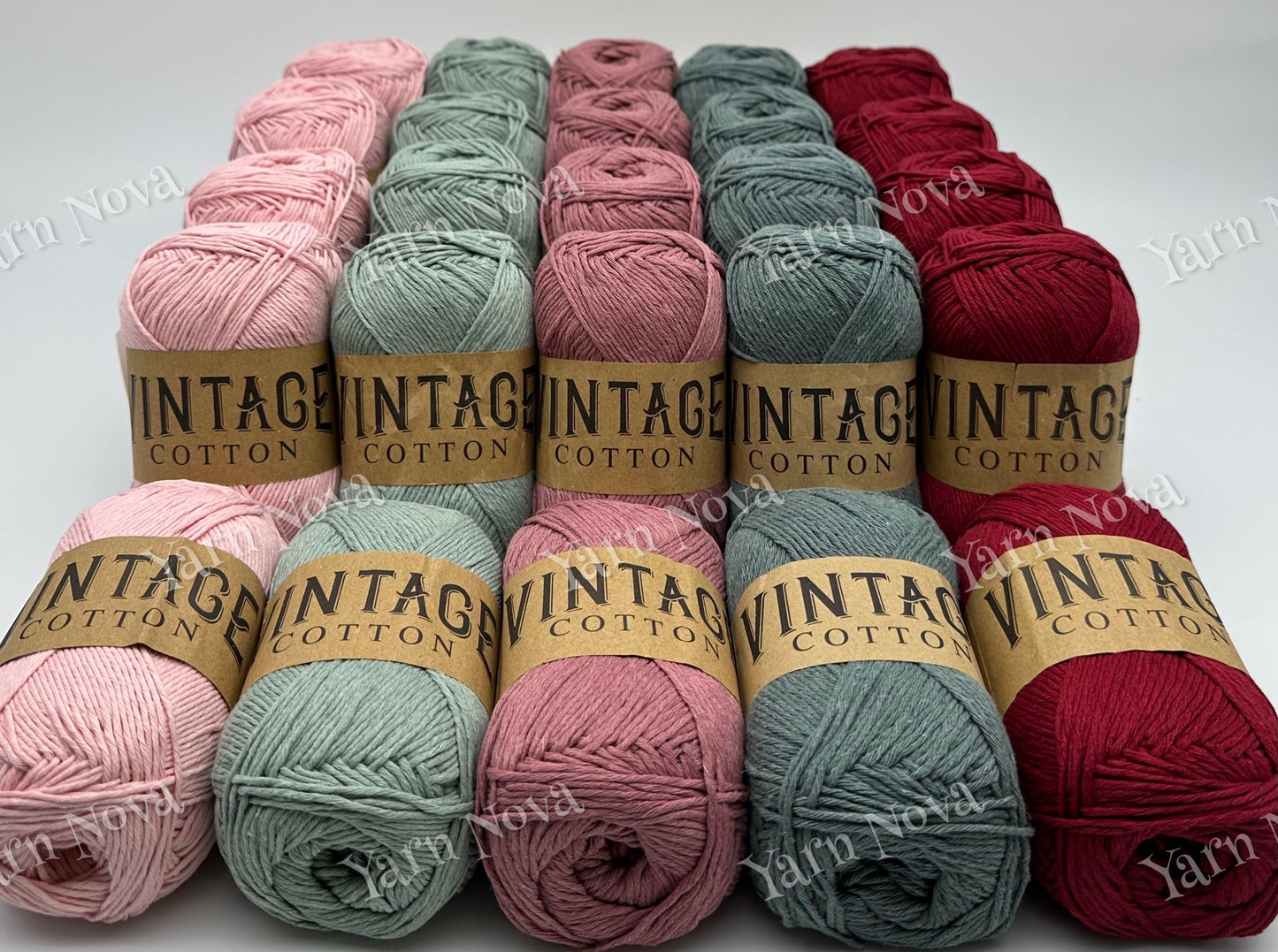 Vintage Cotton Yarn Colourways Bundle 08