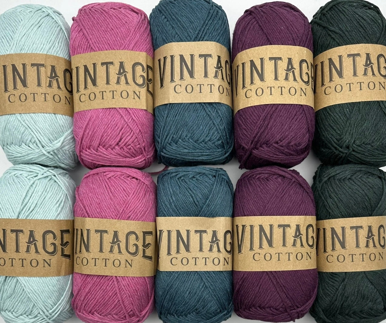Vintage Cotton Yarn Colourways Bundle 15