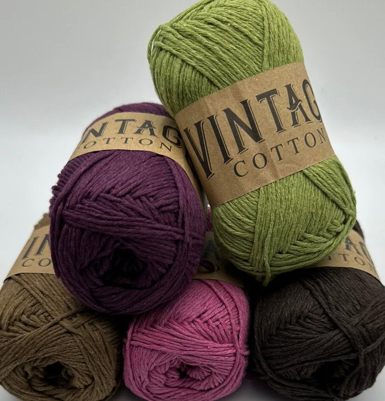 Vintage Cotton Yarn Colourways Bundle 16