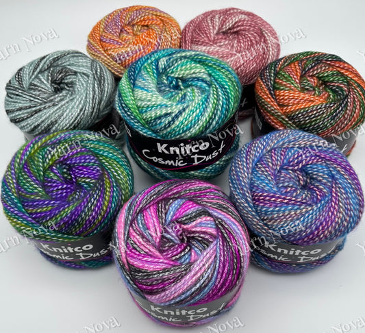 8 cosmic dust shades