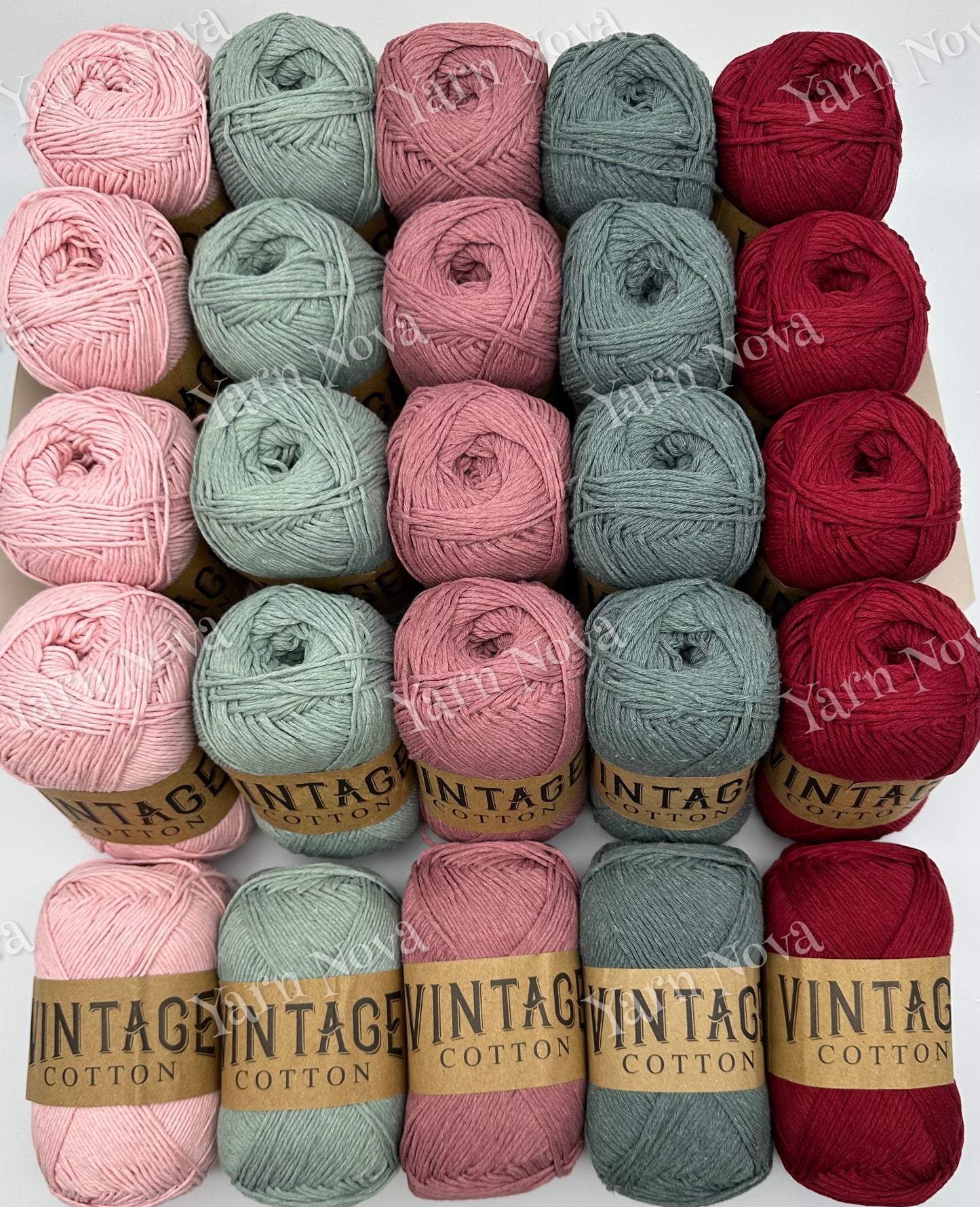 Vintage Cotton Yarn Colourways Bundle 08