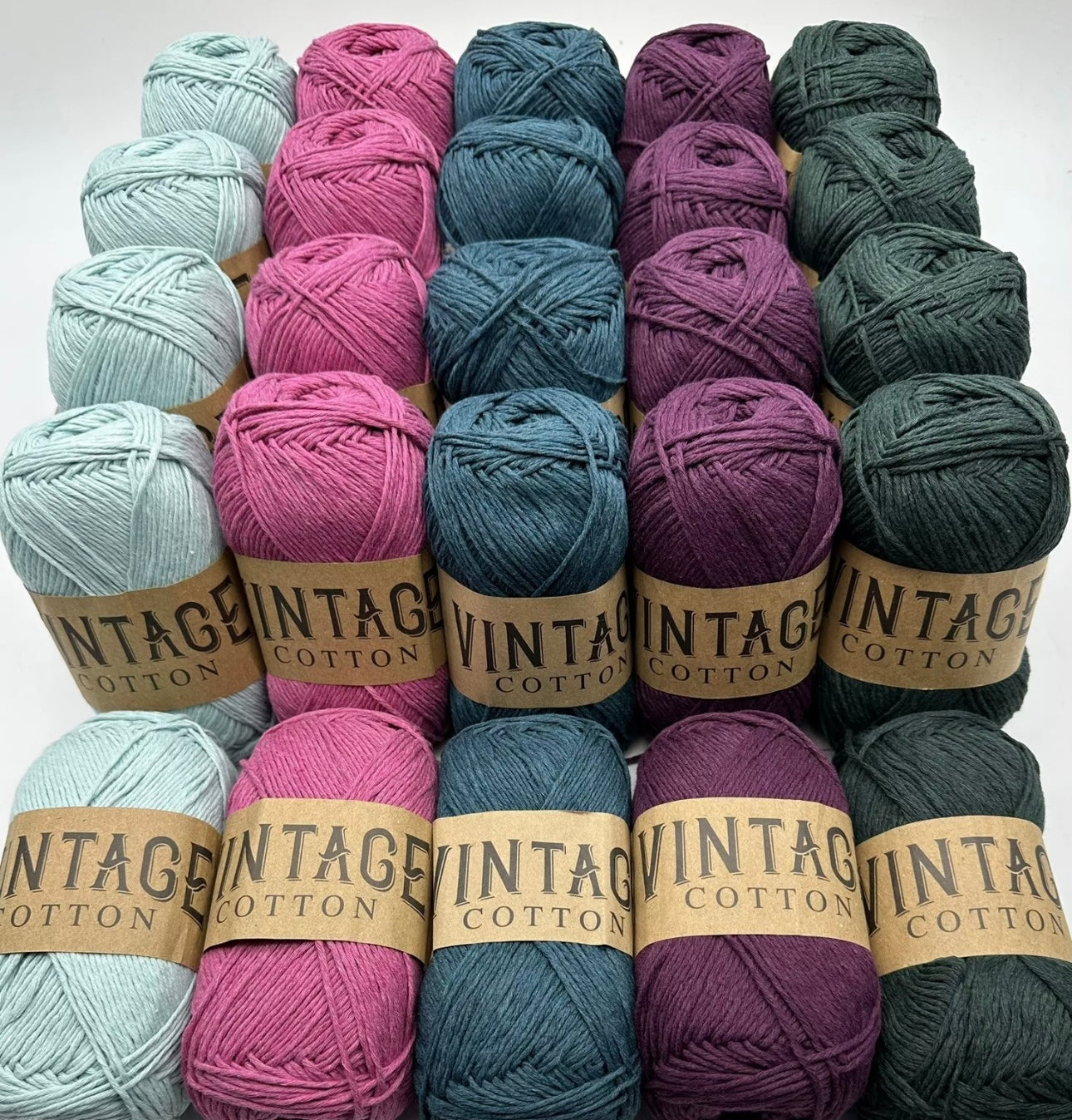 Vintage Cotton Yarn Colourways Bundle 15