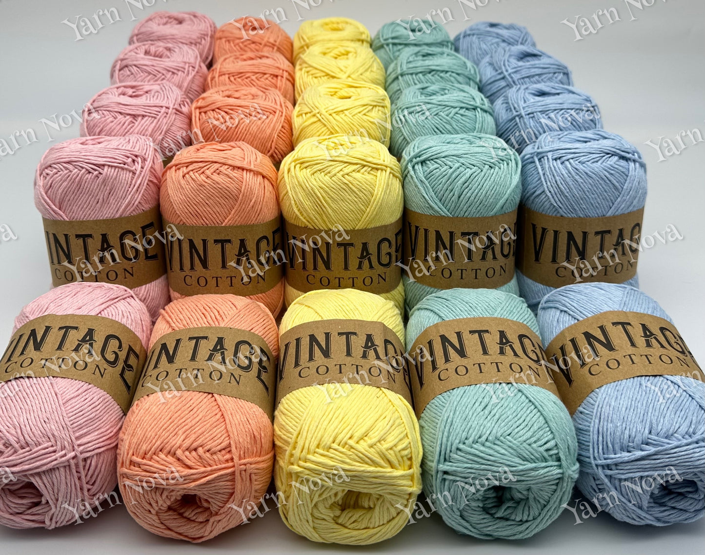Vintage Cotton Yarn Colourways Bundle 10