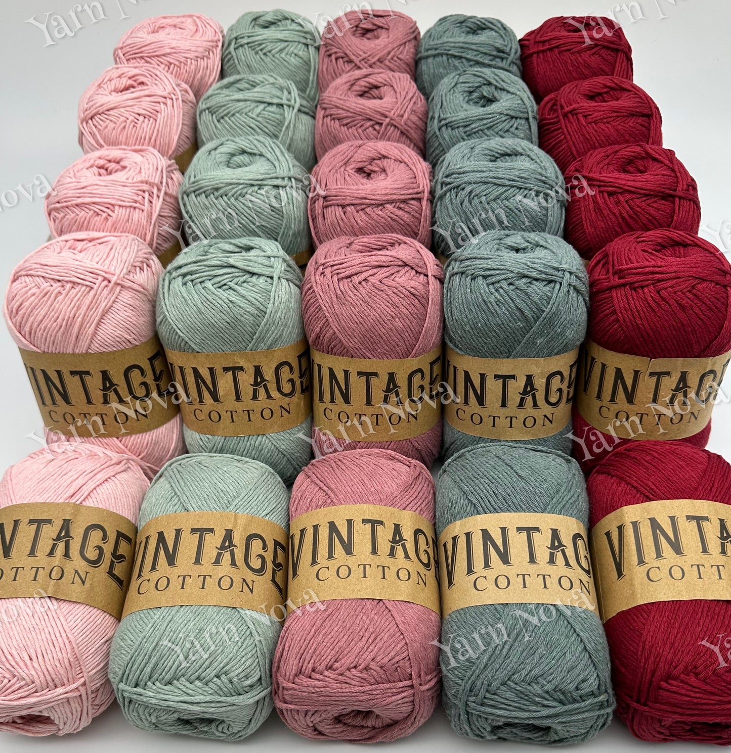 Vintage Cotton Yarn Colourways Bundle 08