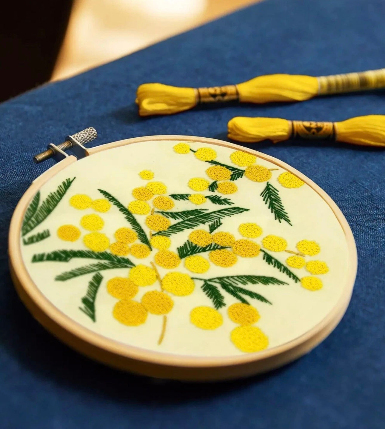 DMC Embroidery Kit - Mimosa - Easy Beginner Kit TB199