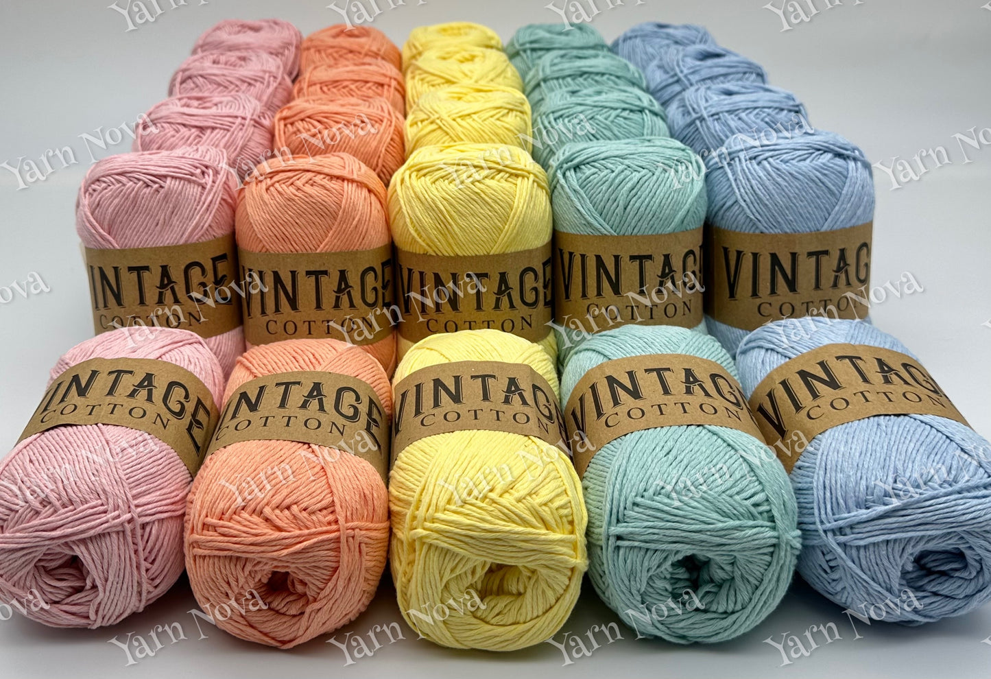 Vintage Cotton Yarn Colourways Bundle 10
