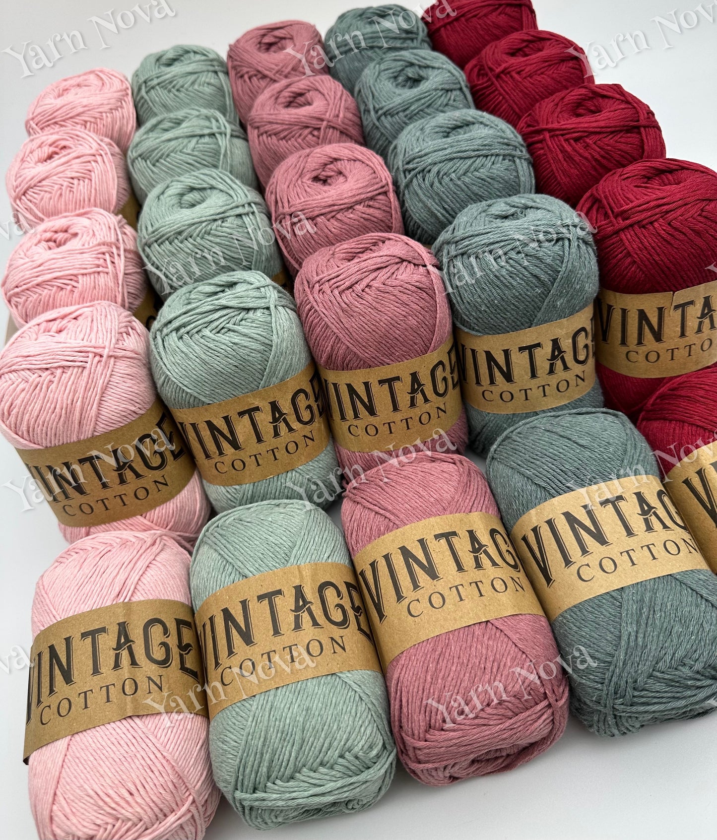 Vintage Cotton Yarn Colourways Bundle 08