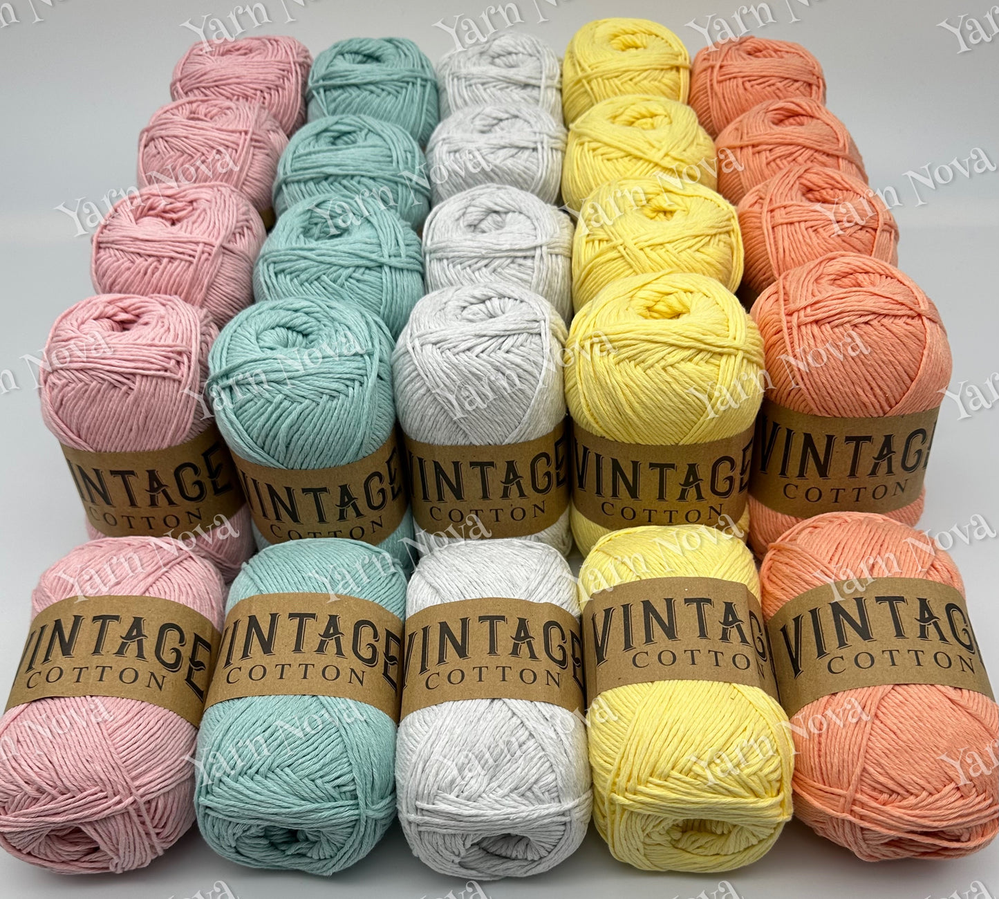 Vintage Cotton Yarn Colourways Bundle 02