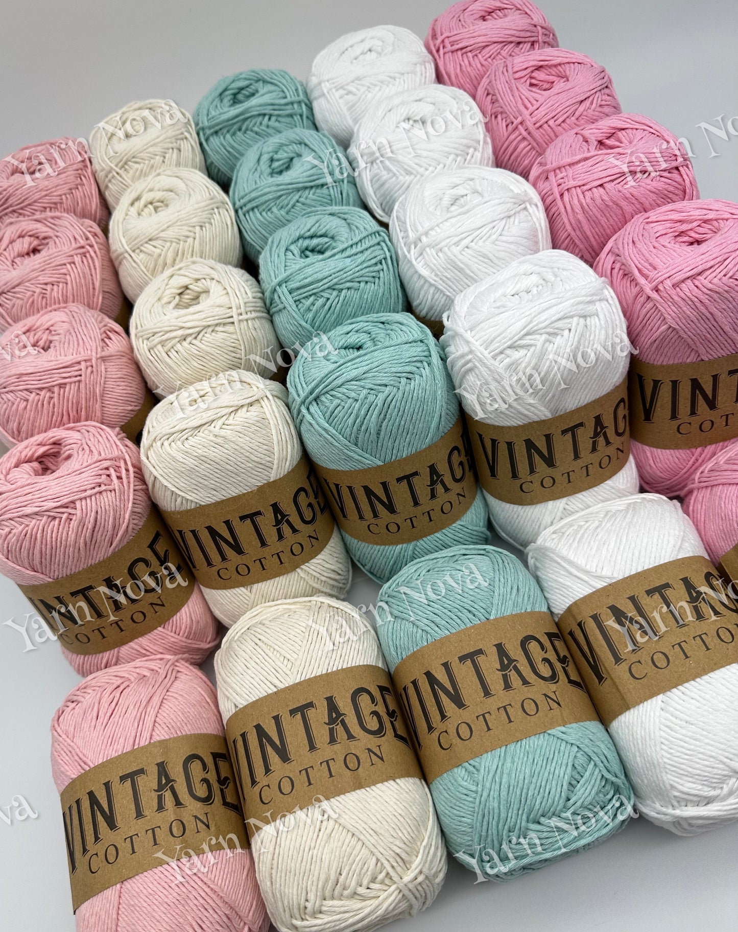 Vintage Cotton Yarn Colourways Bundle 03