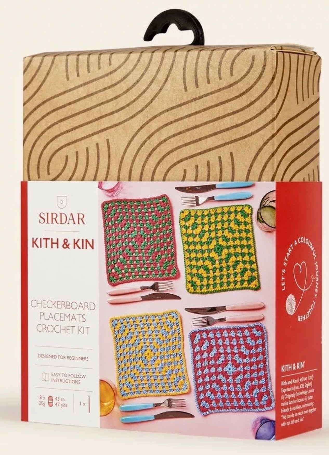 Crochet place mats kit