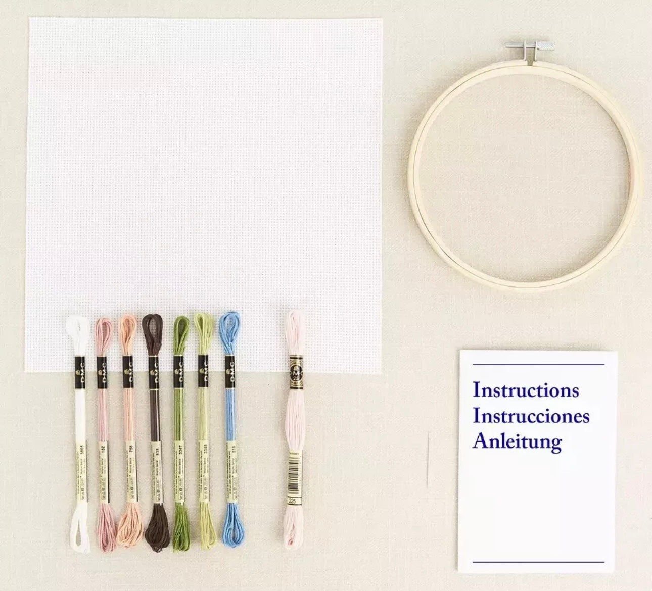 DMC Cross Stitch Kit- Spring Garden Jug - Intermediate Kit