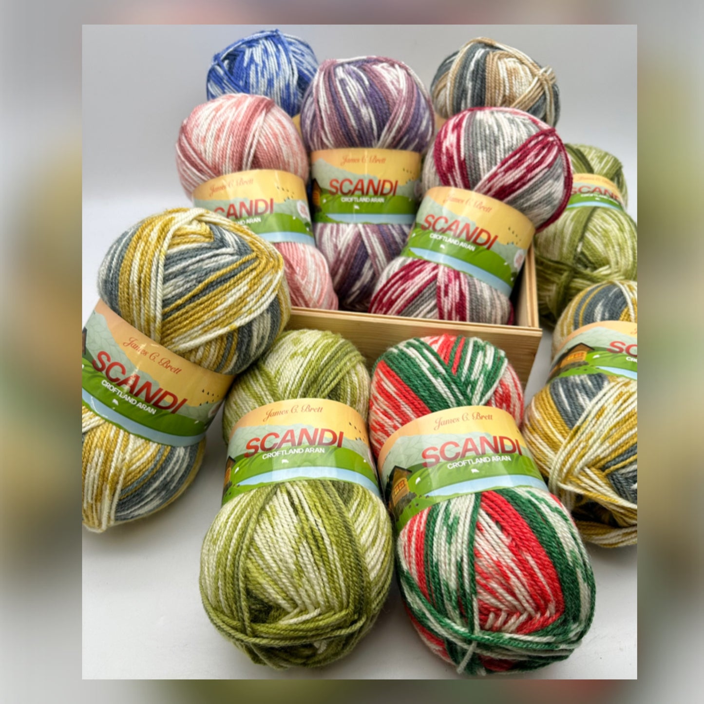 James C Brett Scandi Aran Wool Yarn 1
