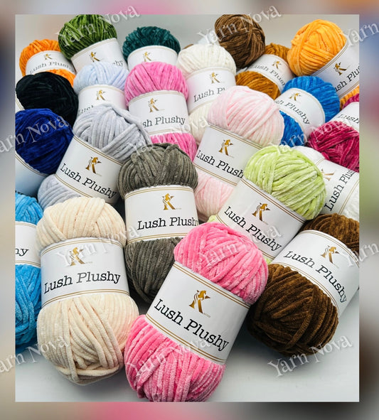 Knitco Lush Plushy Chunky Chenille Yarn