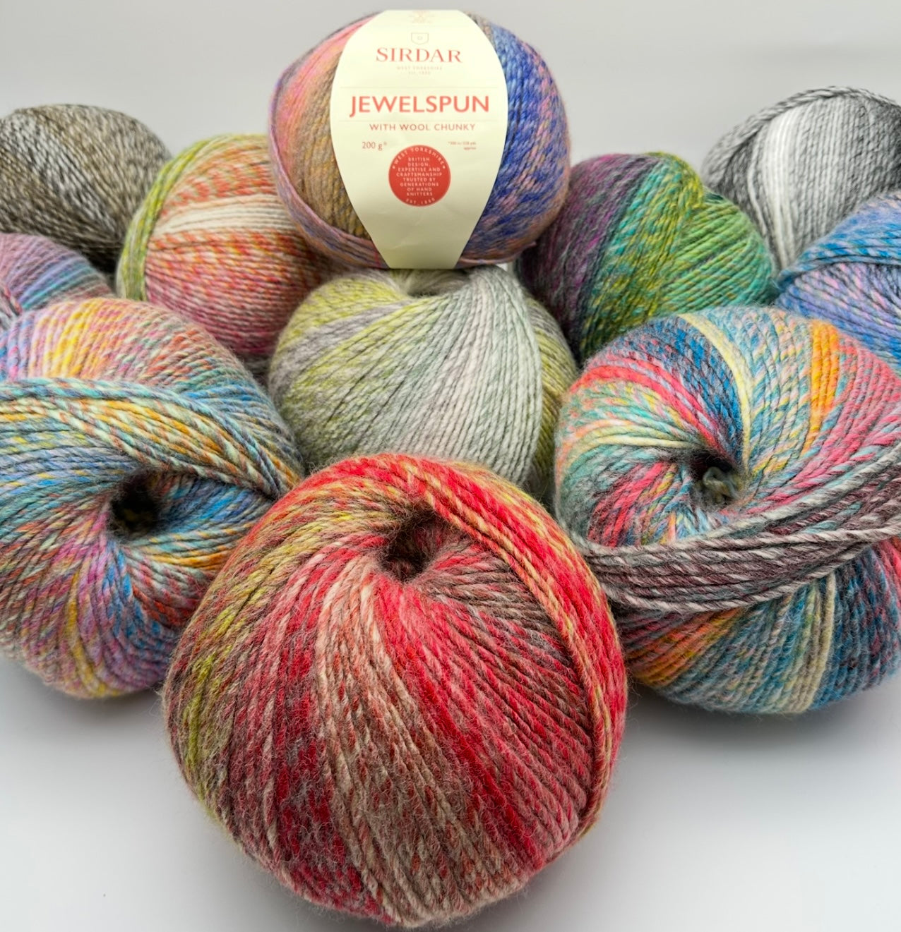 Sirdar Jewelspun With Wool Chunky Yarn All Colours