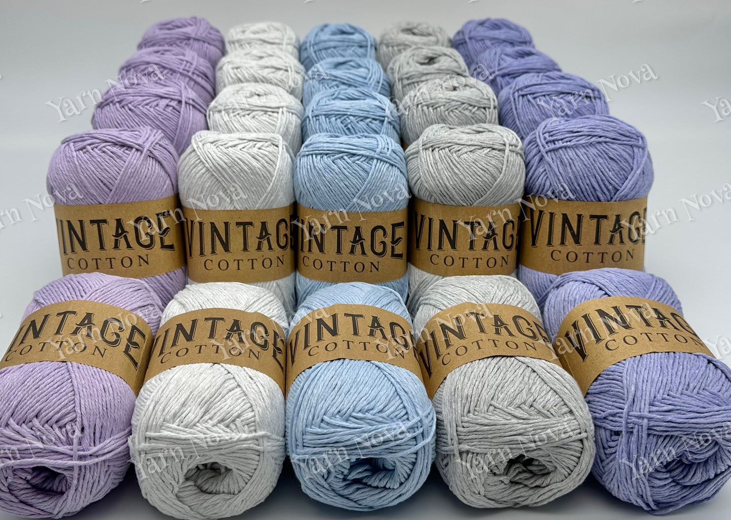 Vintage Cotton Yarn Colourways Bundle 07