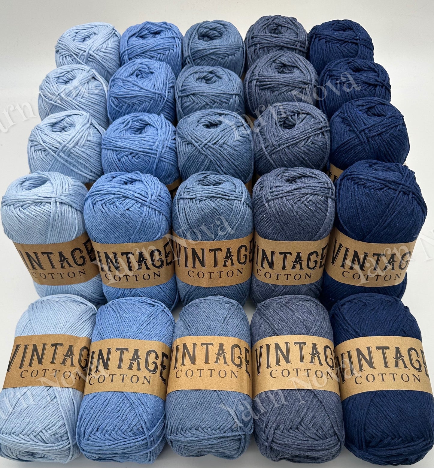 Vintage Cotton Yarn Colourways Bundle 12
