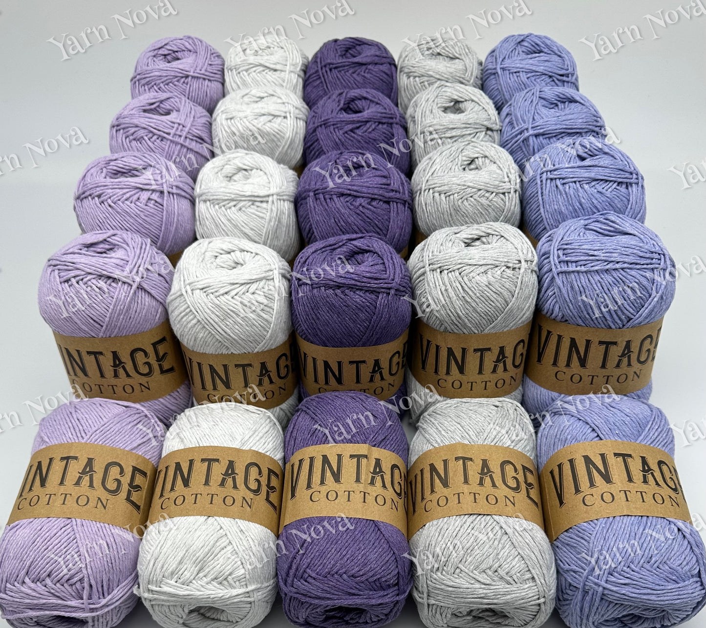 Vintage Cotton Yarn Colourways Bundle 09