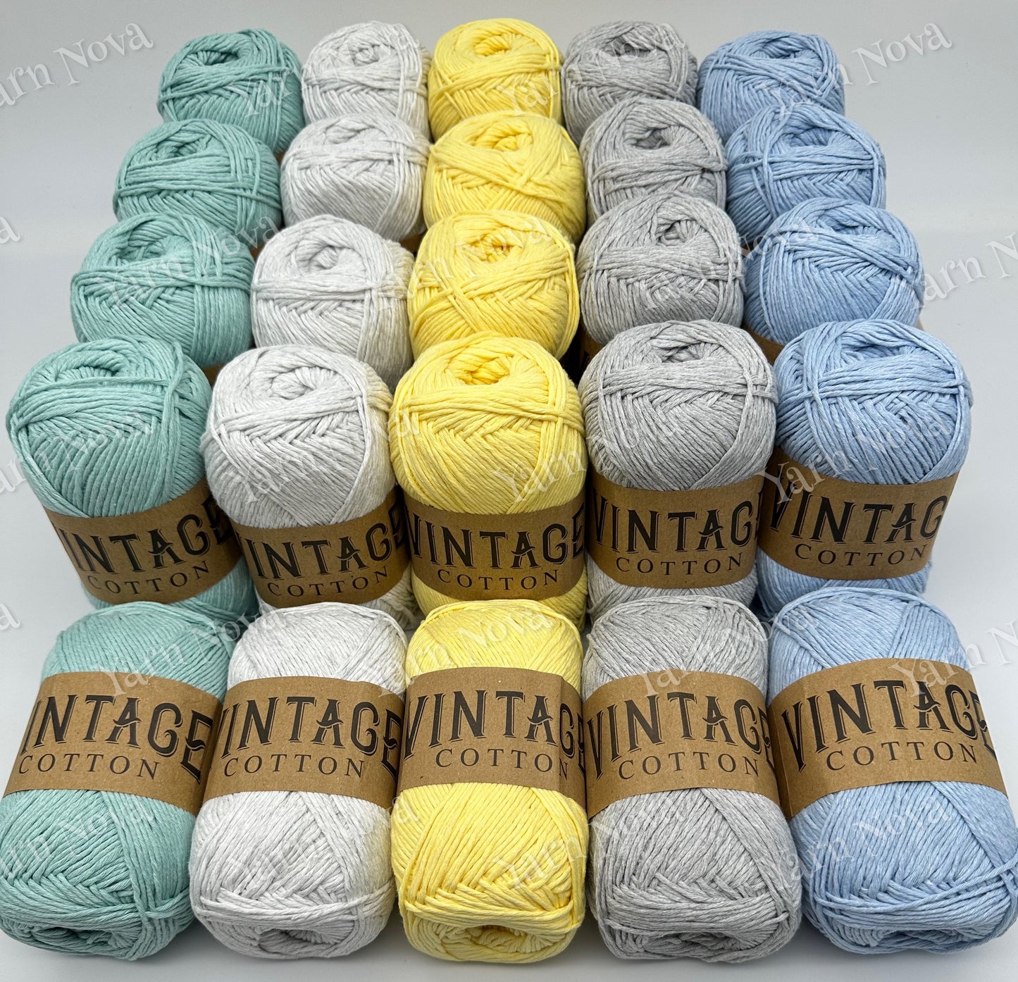 Vintage Cotton Yarn Colourways Bundle 06