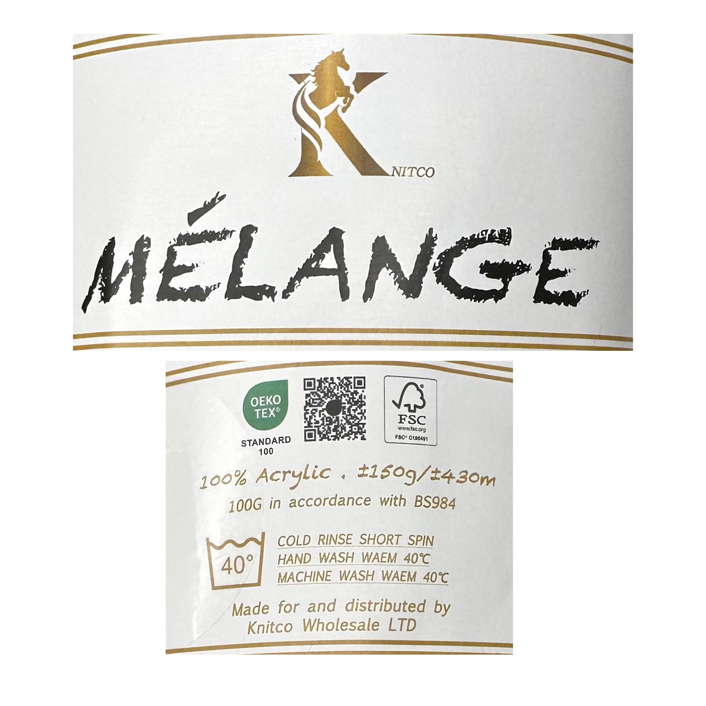 Knitco Melange DK Yarn Cakes 150g