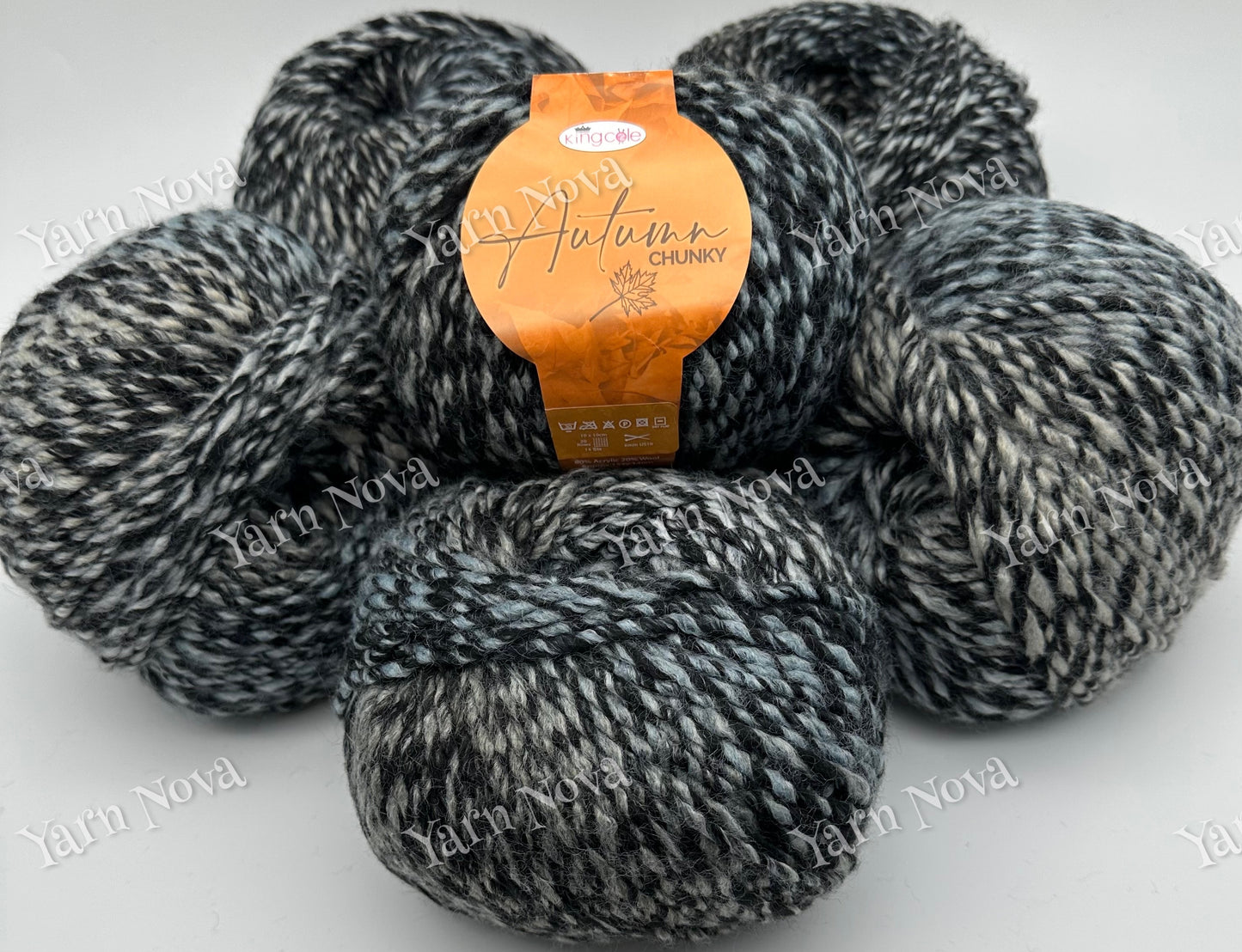 King Cole Autumn Chunky Yarn Bundles 6x100g Balls