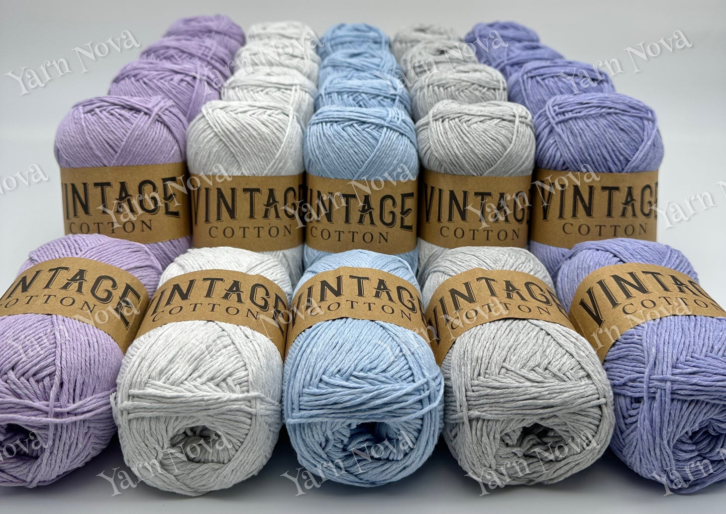 Vintage Cotton Yarn Colourways Bundle 07