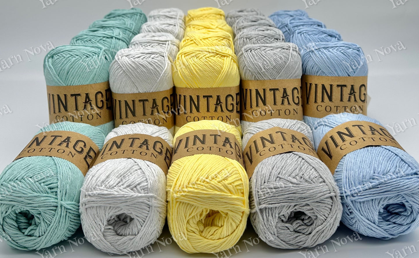Vintage Cotton Yarn Colourways Bundle 06