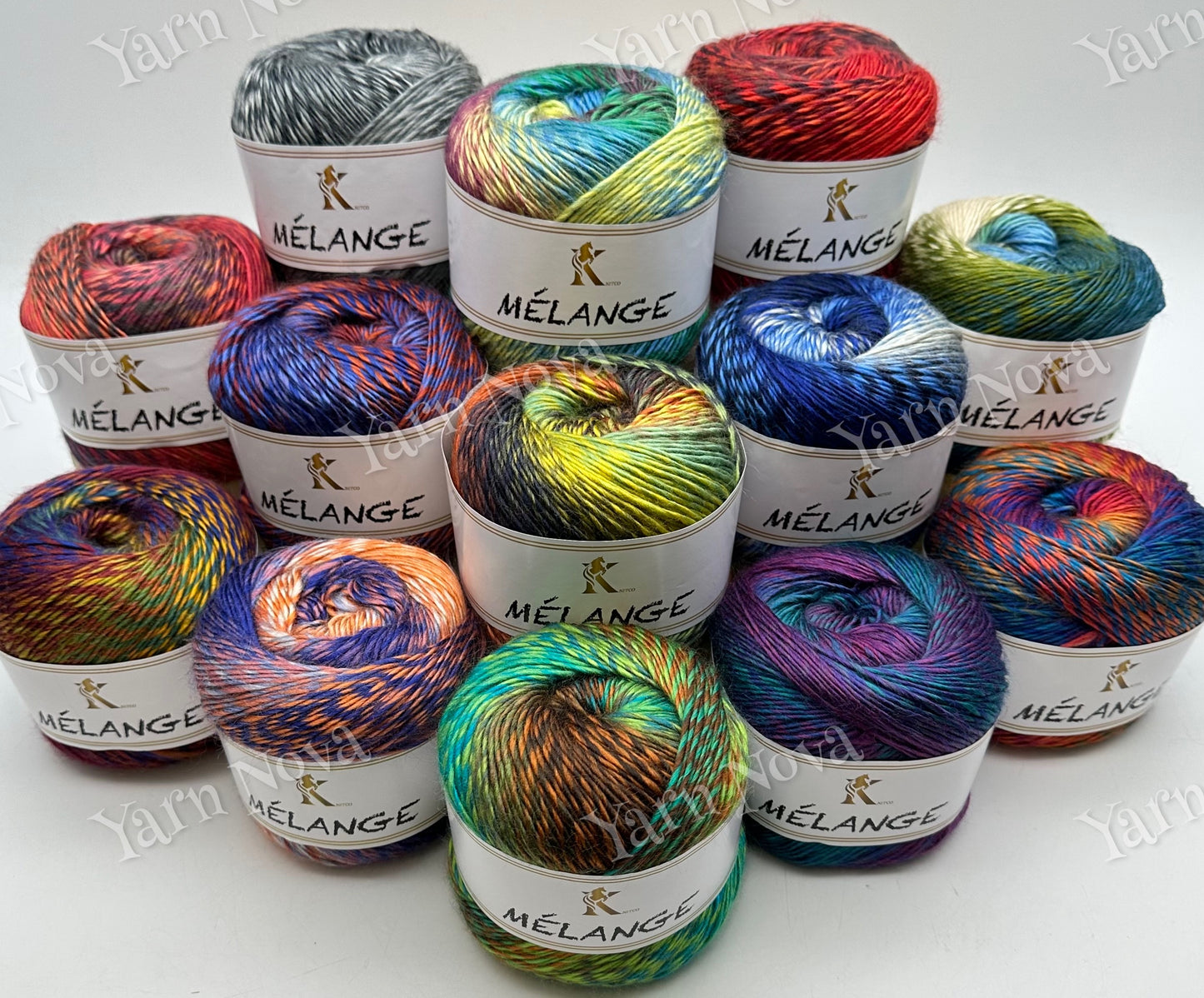 Knitco Melange DK Yarn Cakes 150g