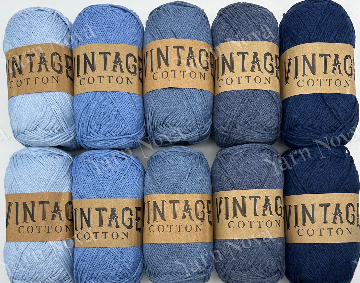 Vintage Cotton Yarn Colourways Bundle 12