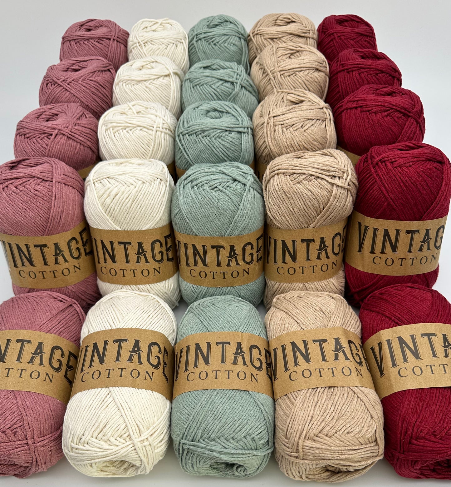 Vintage Cotton Yarn Colourways Bundle 04