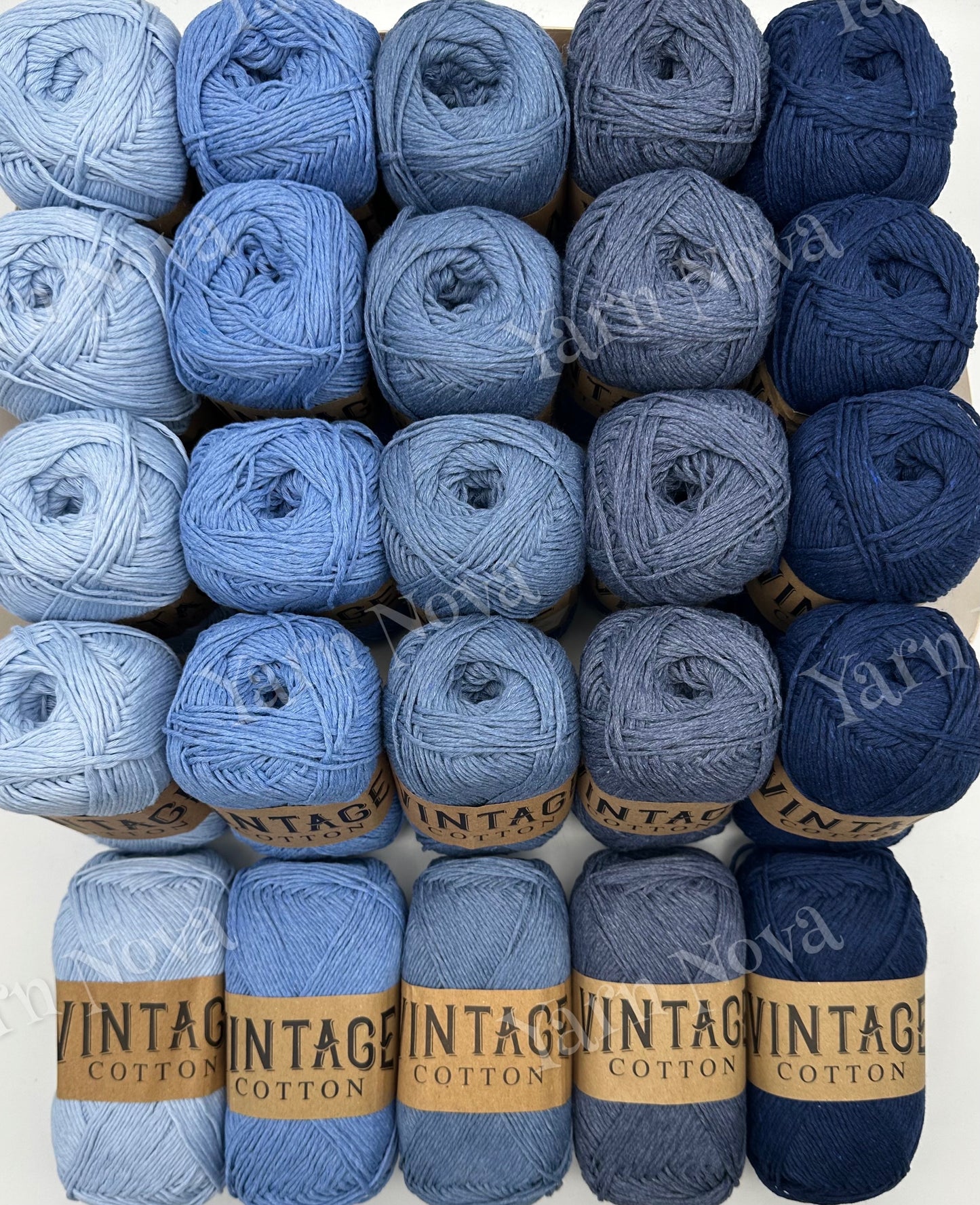 Vintage Cotton Yarn Colourways Bundle 12