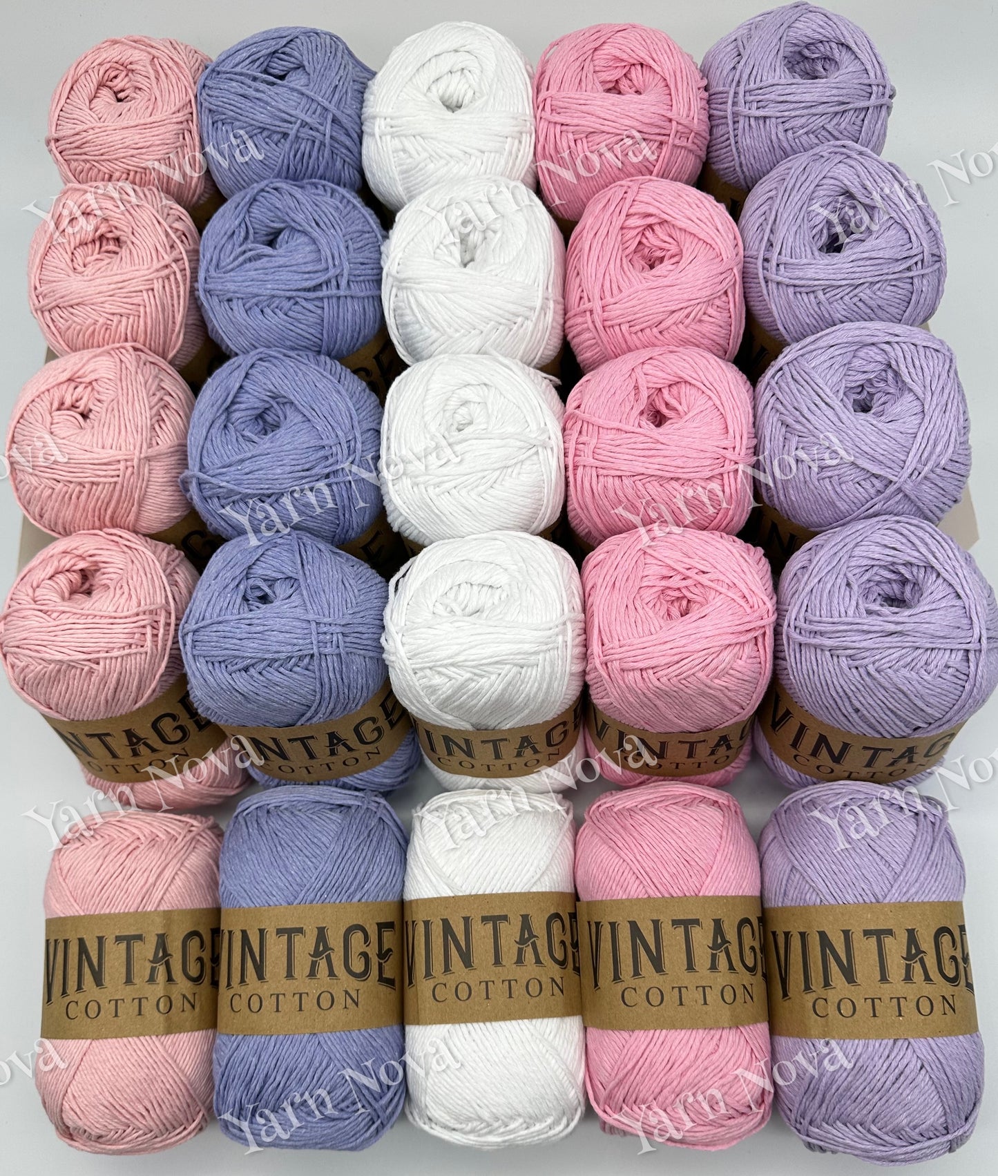 Vintage Cotton Yarn Colourways Bundle 05