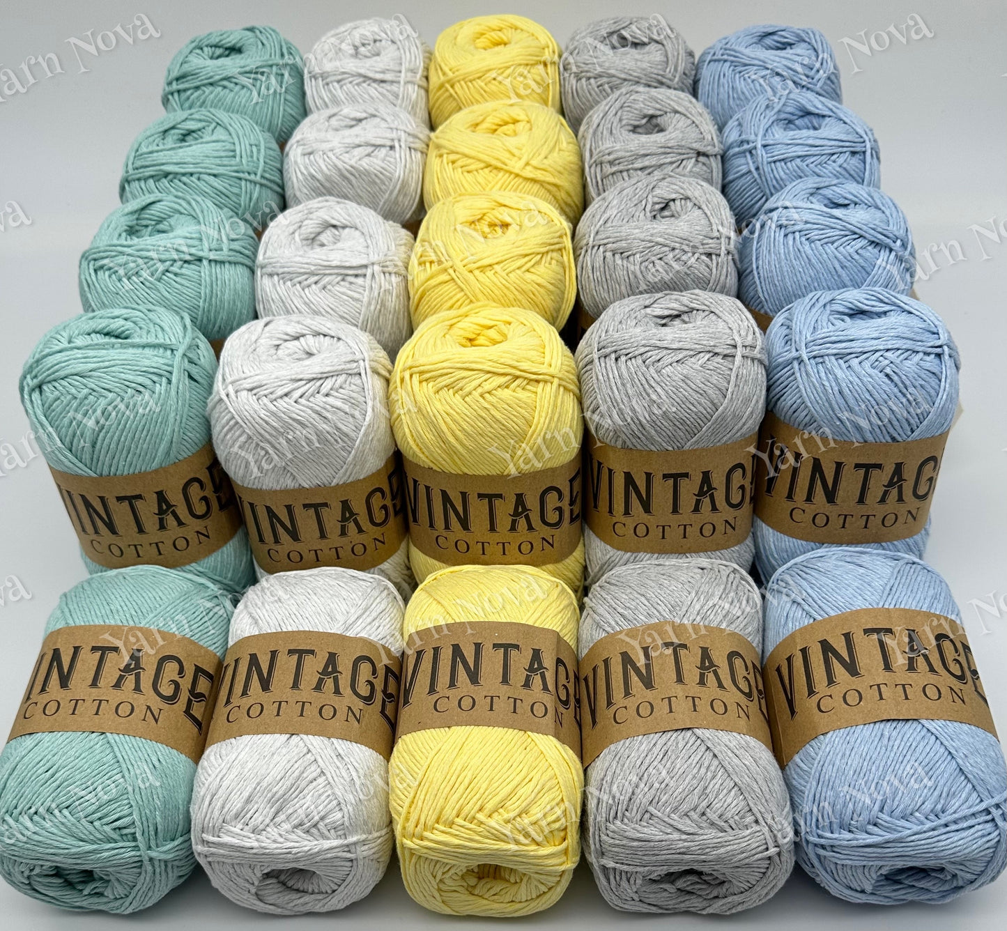 Vintage Cotton Yarn Colourways Bundle 06