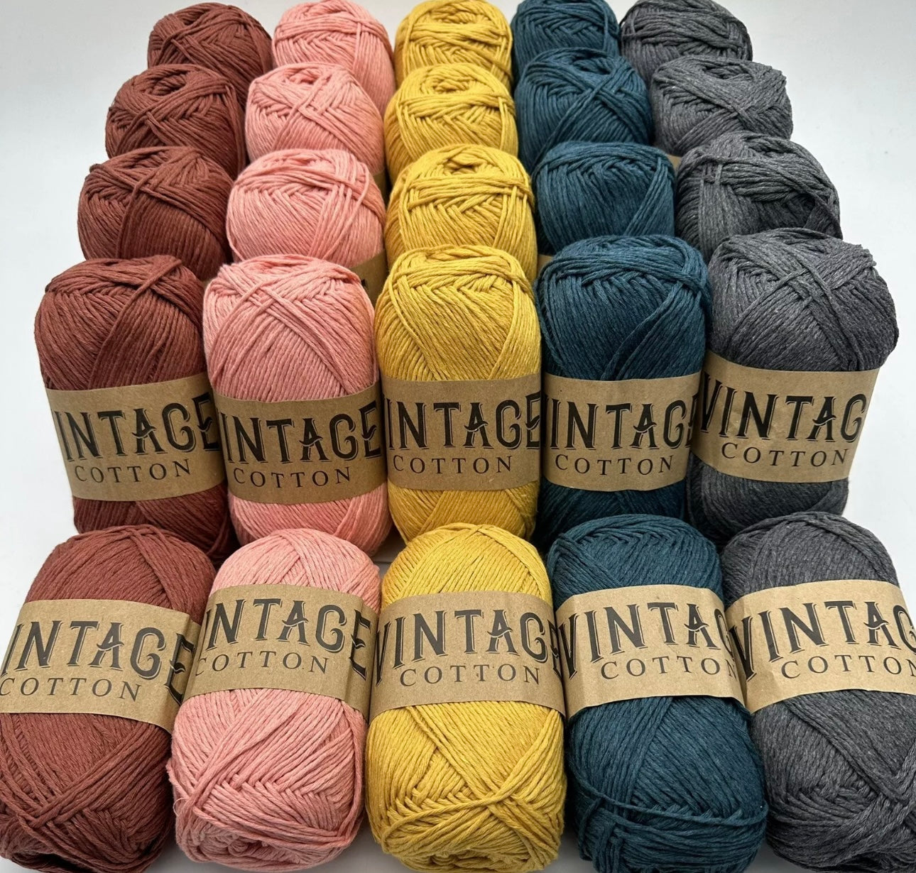 Vintage Cotton Yarn Colourways Bundle 13