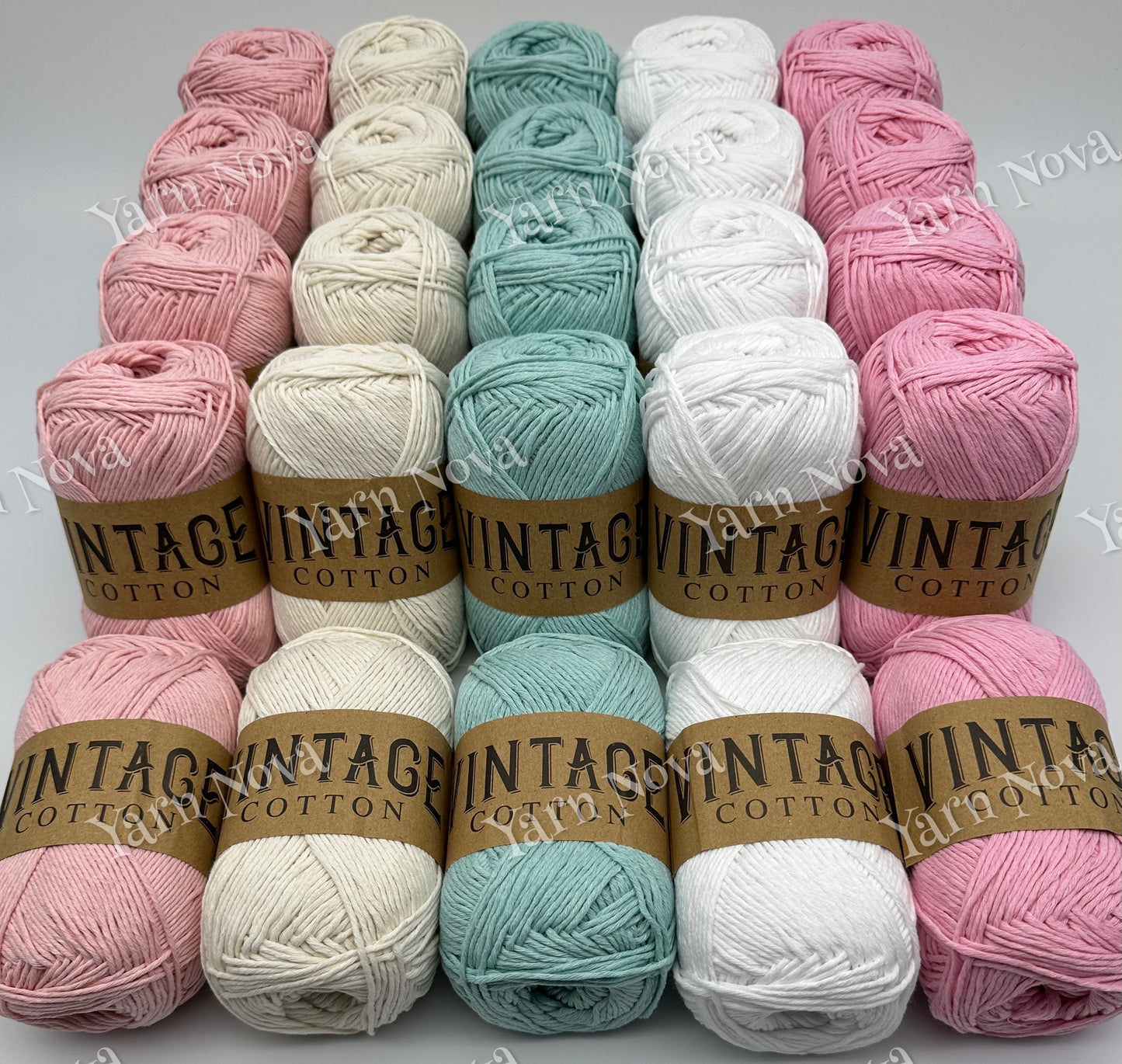 Vintage Cotton Yarn Colourways Bundle 03