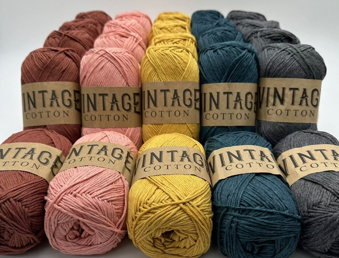 Vintage Cotton Yarn Colourways Bundle 13