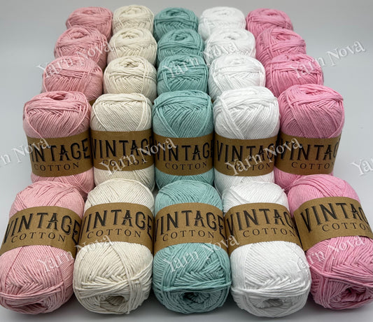 Vintage Cotton Yarn Colourways Bundle 03