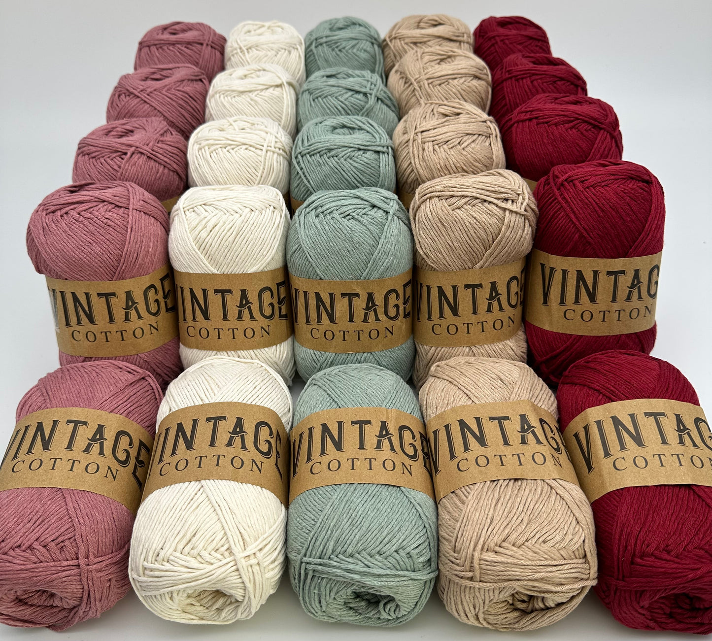 Vintage Cotton Yarn Colourways Bundle 04